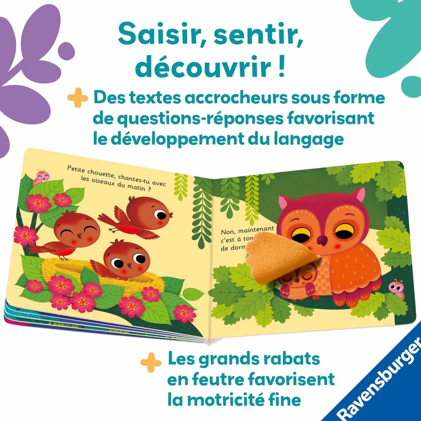 Play+ Livre Peux-tu me trouver ? Petite chouette Multicolore
