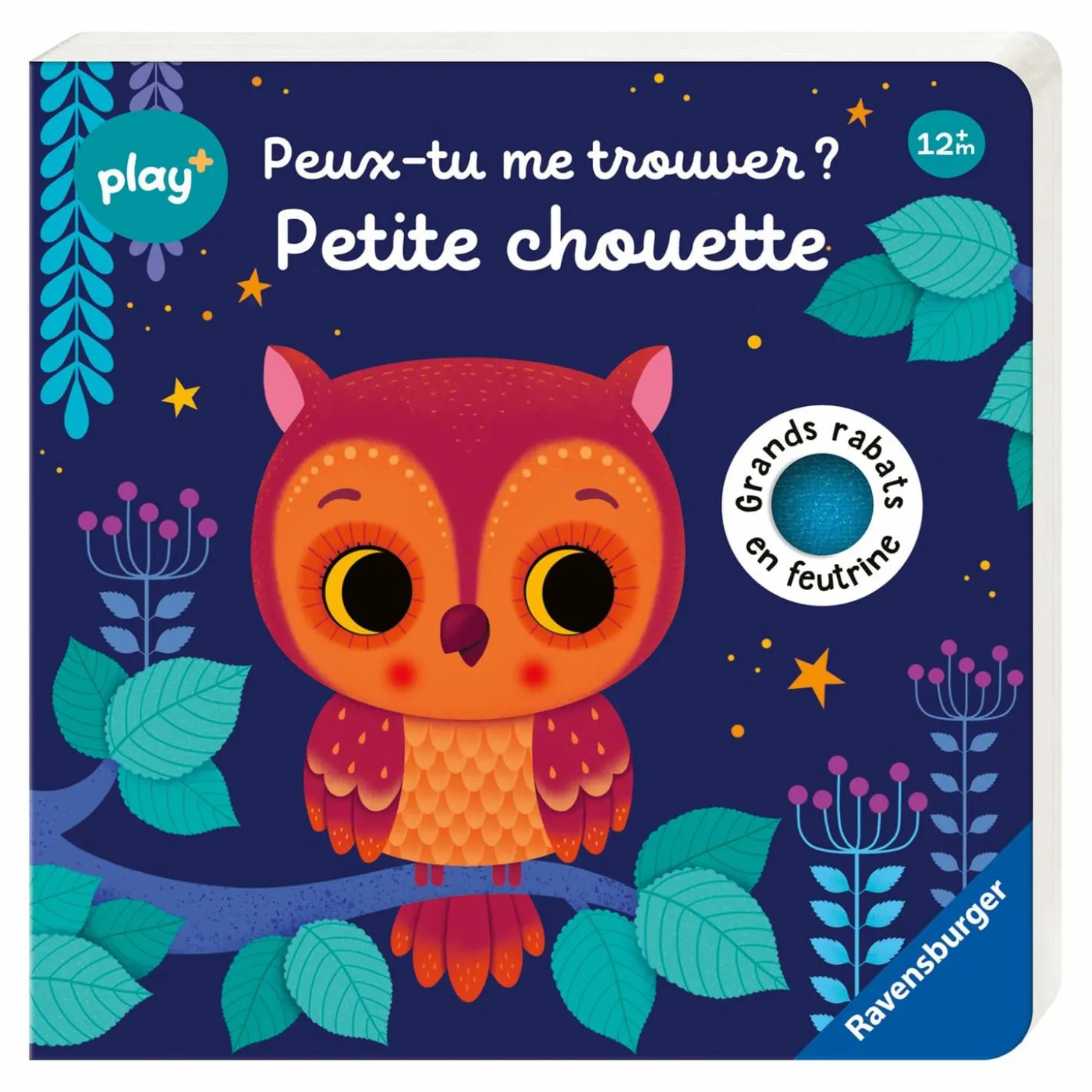 Play+ Livre Peux-tu me trouver ? Petite chouette Multicolore