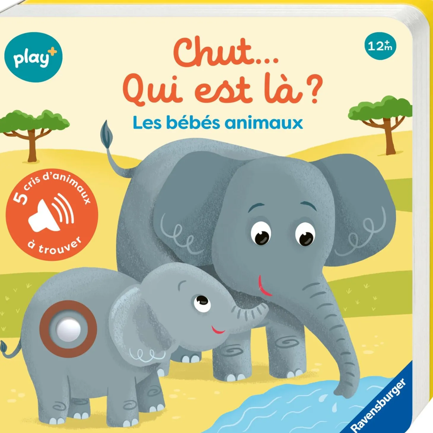 Play+ Livre sonore cherche et trouve Les Bébés Animauxmulticolore