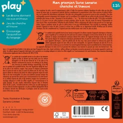 Play+ Livre sonore cherche et trouve Les Bébés Animauxmulticolore