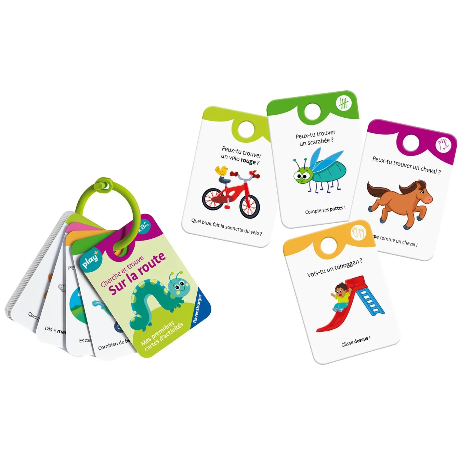 Play+ Mes premières cartes d'activités Cherche et trouve Multicolore