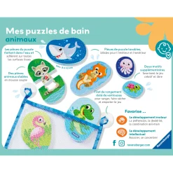 Play+                    Mes puzzles de bain Animaux    Multicolore