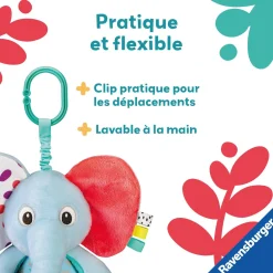 Play+ Peluche d'activité Elephant Multicolore