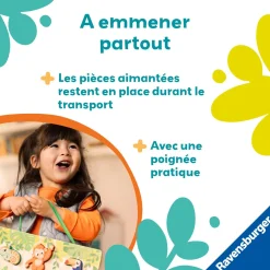 Play+ Puzzle sensoriel dans la jungle Multicolore