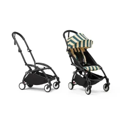 Poussette YOYO 3 Pack 6+ Riviera Monaco Cadre Noir                            de Stokke