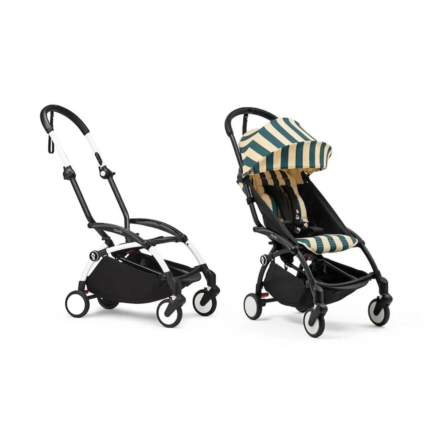 Poussette YOYO 3 Pack 6+ Riviera Monaco Cadre Blanc de Stokke