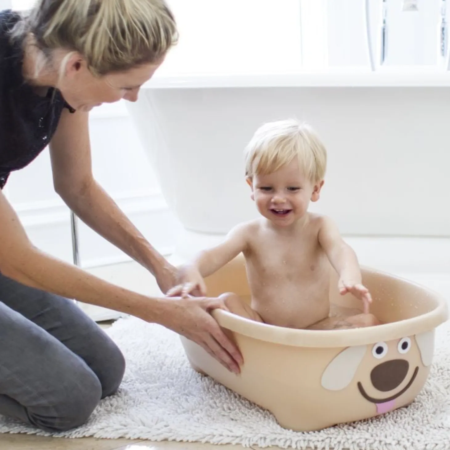 Prince Lionheart Baignoire boîte de rangement Tubimal Beige