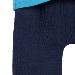 P’tit bisou Ensemble pantalon avec haut Plage Bleu