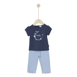 P’tit bisou                    Ensemble pantalon avec haut Plage    Sky