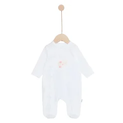 P’tit bisou                    Ensemble pyjamas avec bavoir et bonnet Mes Essentiels    Lovely            Naissance