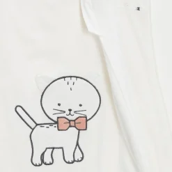 P’tit bisou Gigoteuse Mon Trousseau Chaton Ecru Poudre 0-6 mois