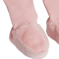 P’tit bisou Lot de 2 paires de chaussons Mes Essentiels Violet 6-9 mois
