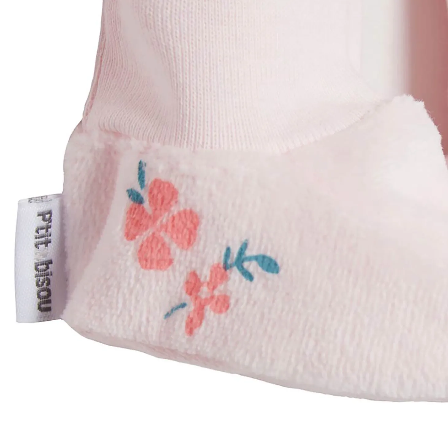 P’tit bisou Lot de 2 paires de chaussons Mes Essentiels Violet 6-9 mois