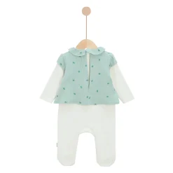 P’tit bisou Pyjama Chat Mon Trousseau Chaton Imprimé Green Glitter Cat 6 mois