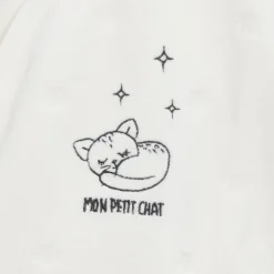 P’tit bisou                    Pyjama Mon Trousseau Chaton    Ecru Poudre            Prématuré