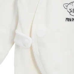 P’tit bisou                    Pyjama Mon Trousseau Chaton    Ecru Poudre            Prématuré