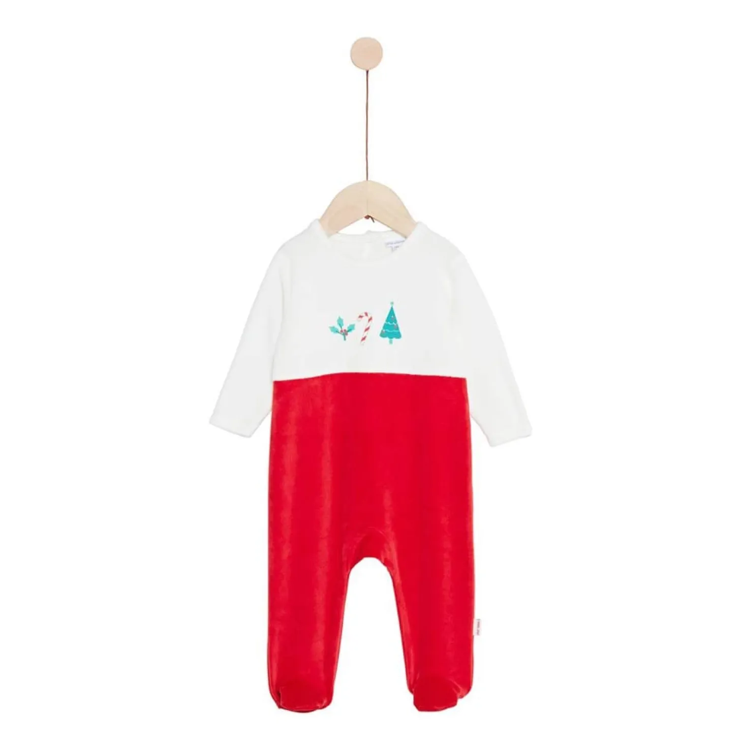 P’tit bisou Pyjama Noël Rouge Santa 12 mois