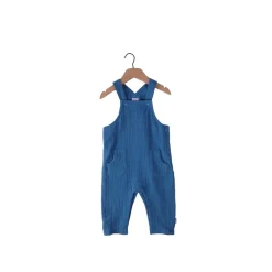 P’tit bisou Salopette longue avec haut Bleu Jardinet 18 mois