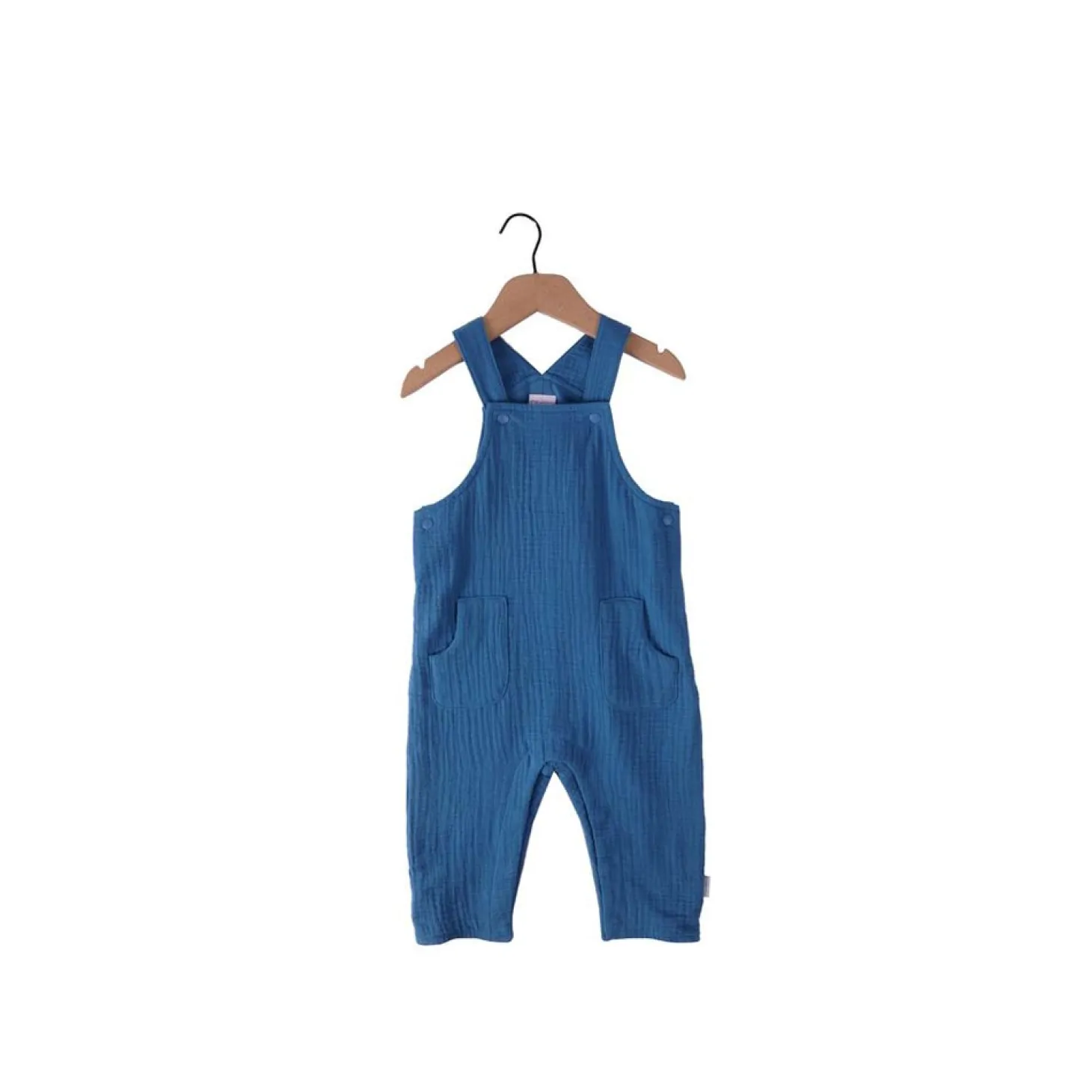 P’tit bisou Salopette longue avec haut Bleu Jardinet 18 mois