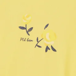 P’tit bisou                    Tee-shirt manches courtes Trop Chou    Jaune            9 mois