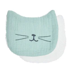 P’tit bisou Trousse Toilette Mon Trousseau Chaton Imprimé Graminée