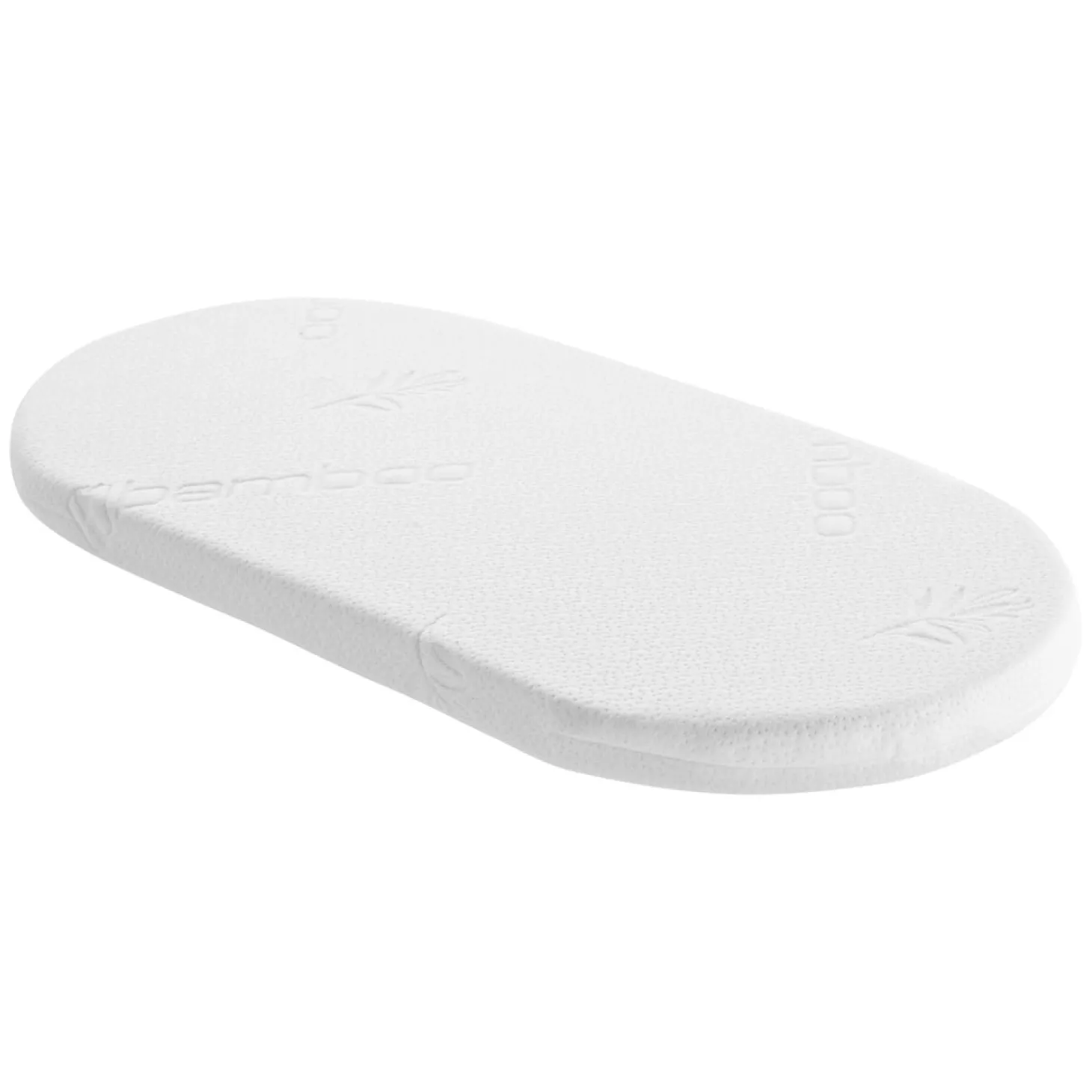 P'tit lit Matelas couffin Bamboo Blanc 32 x 72 cm