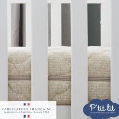 P'tit lit                    Mon P'tit Matelas Coco Nut déhoussable -    ecru            60x120x12cm