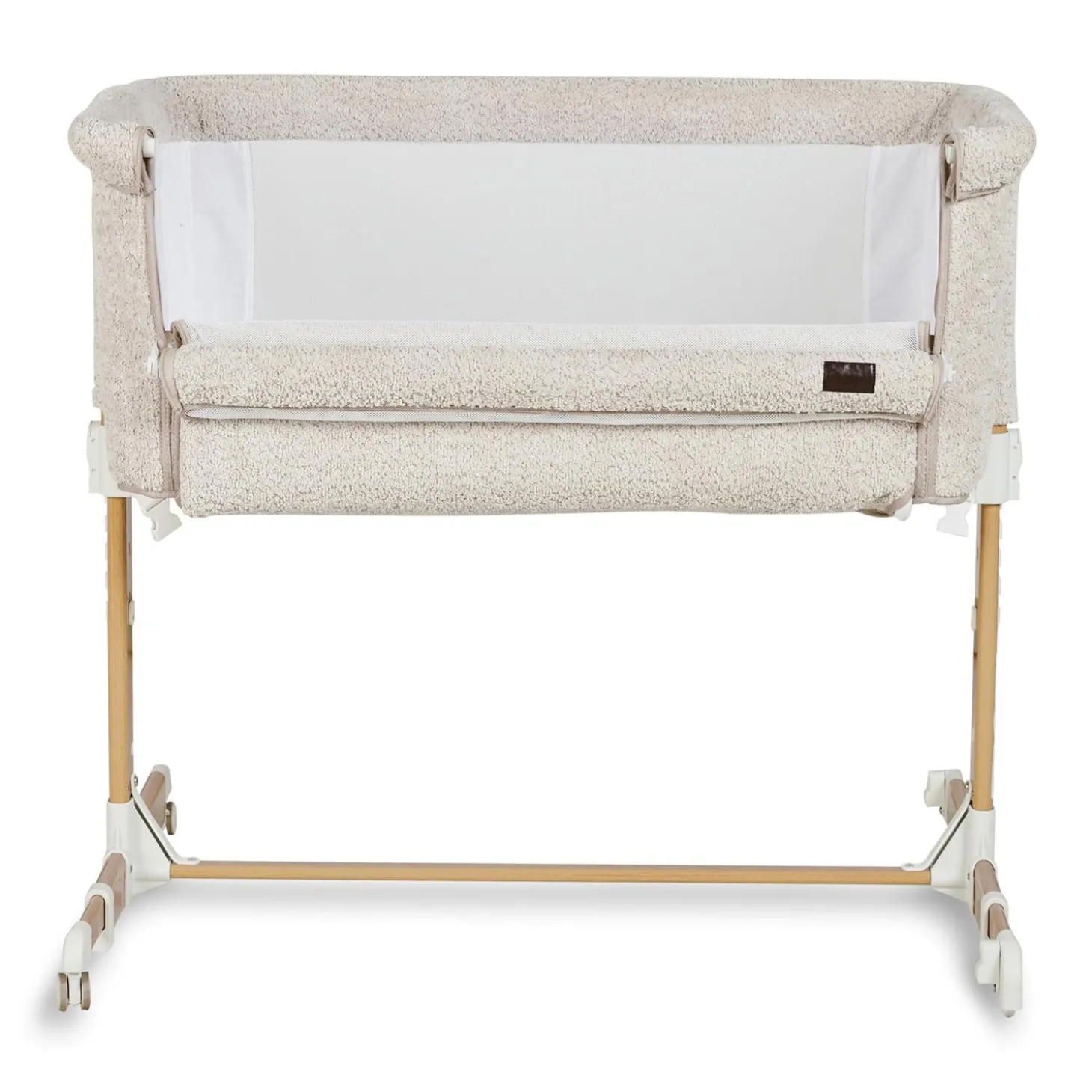 Quax Berceau Side-By-Side Natural Bouclé Beige