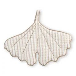 Quax                    Doudou Ginkgo    Rayé Gris/ Blanc