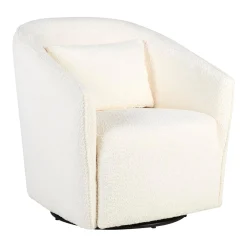 Quax Fauteuil Ottoman Gomi Blanc