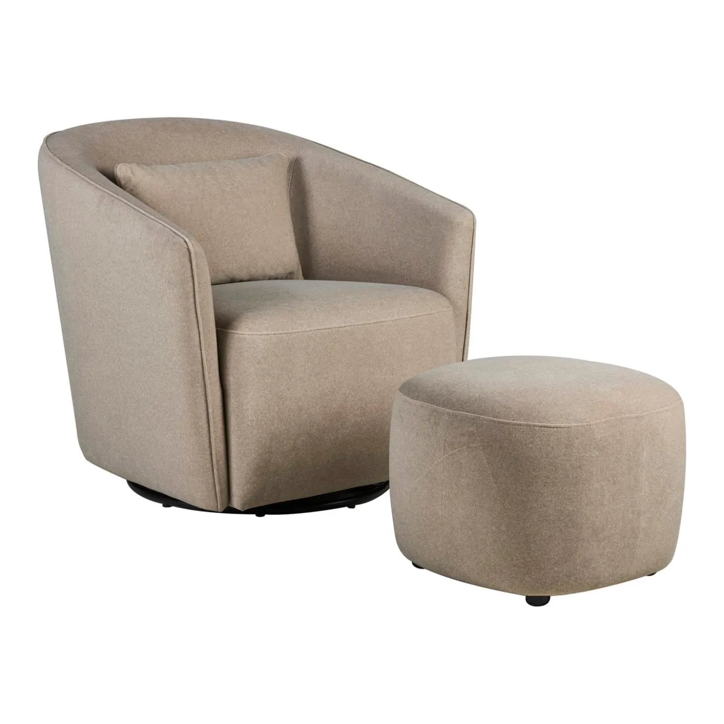 Quax Fauteuil Swivel & Gliding Chair Gomi Latte