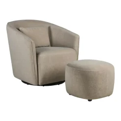 Quax                    Repose pied Ottoman Gomi    Latte