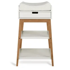 Quax Table à langer Hip + tirroir Argile