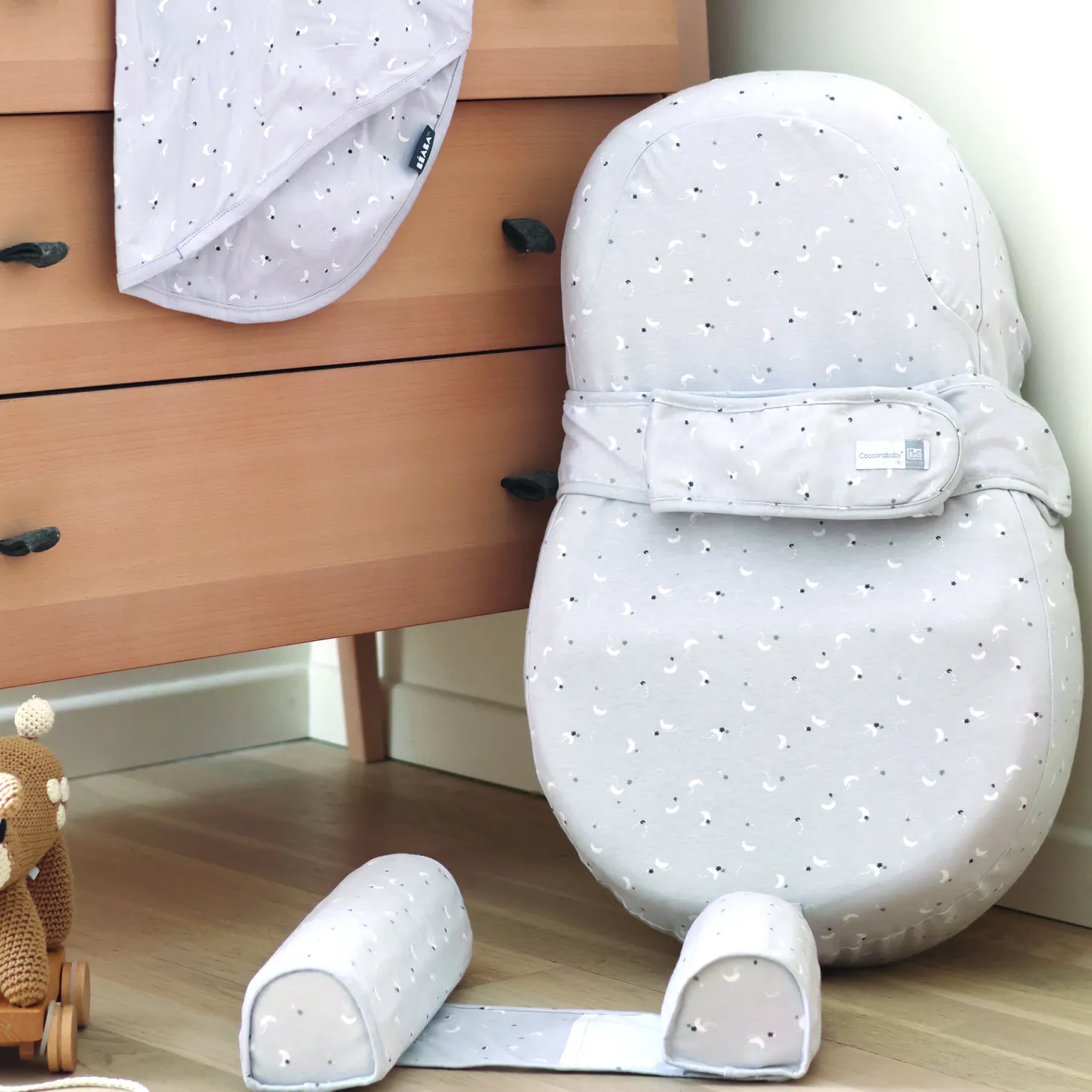 Red Castle Cocoonababy 10° Jersey Moon & Stars Gris