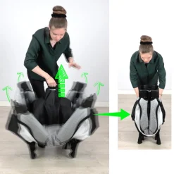 Renolux                    Lit parapluie bi-positions pliage rapide Xpress    Padded Griffin