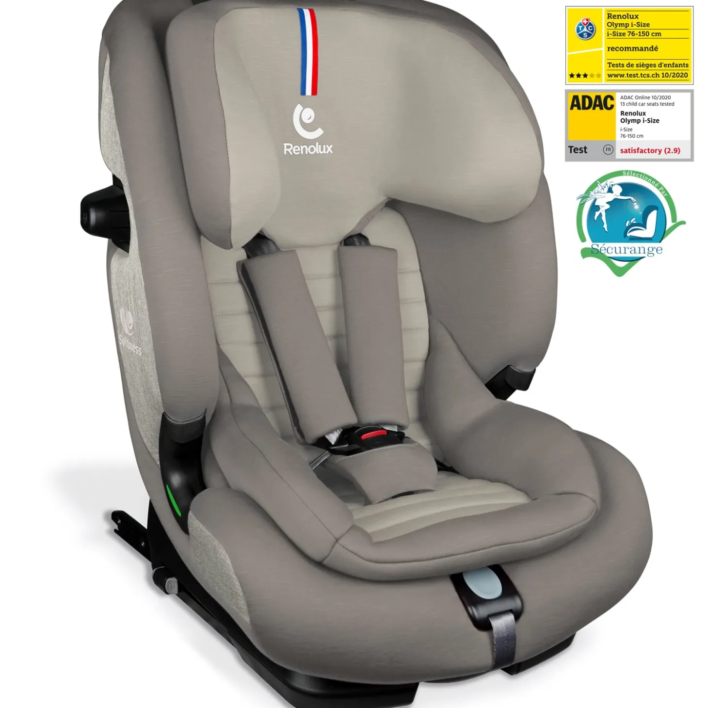 Renolux Siège auto i-size isofix Olymp Cappuccino