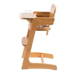 Roba Chaise haute évolutive avec tablette Kid Up Bois Naturel