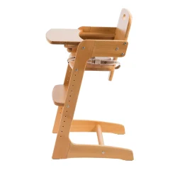 Roba Chaise haute évolutive avec tablette Kid Up Bois Naturel