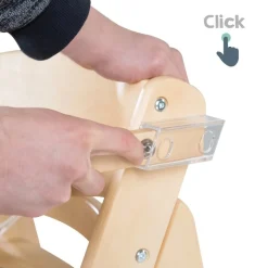 Roba Chaise évolutive + tablette Sit Up Fun Bois Naturel