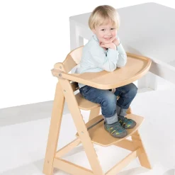 Roba Chaise évolutive + tablette Sit Up Fun Bois Naturel