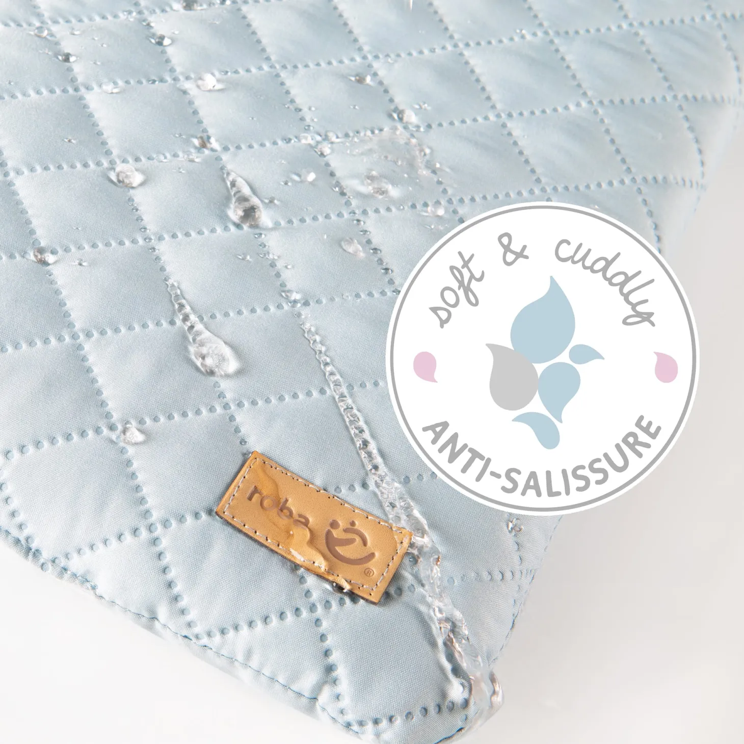 Roba Coussin reducteur 2 pcs Assise Sit Up & Born Up Bleu Clair