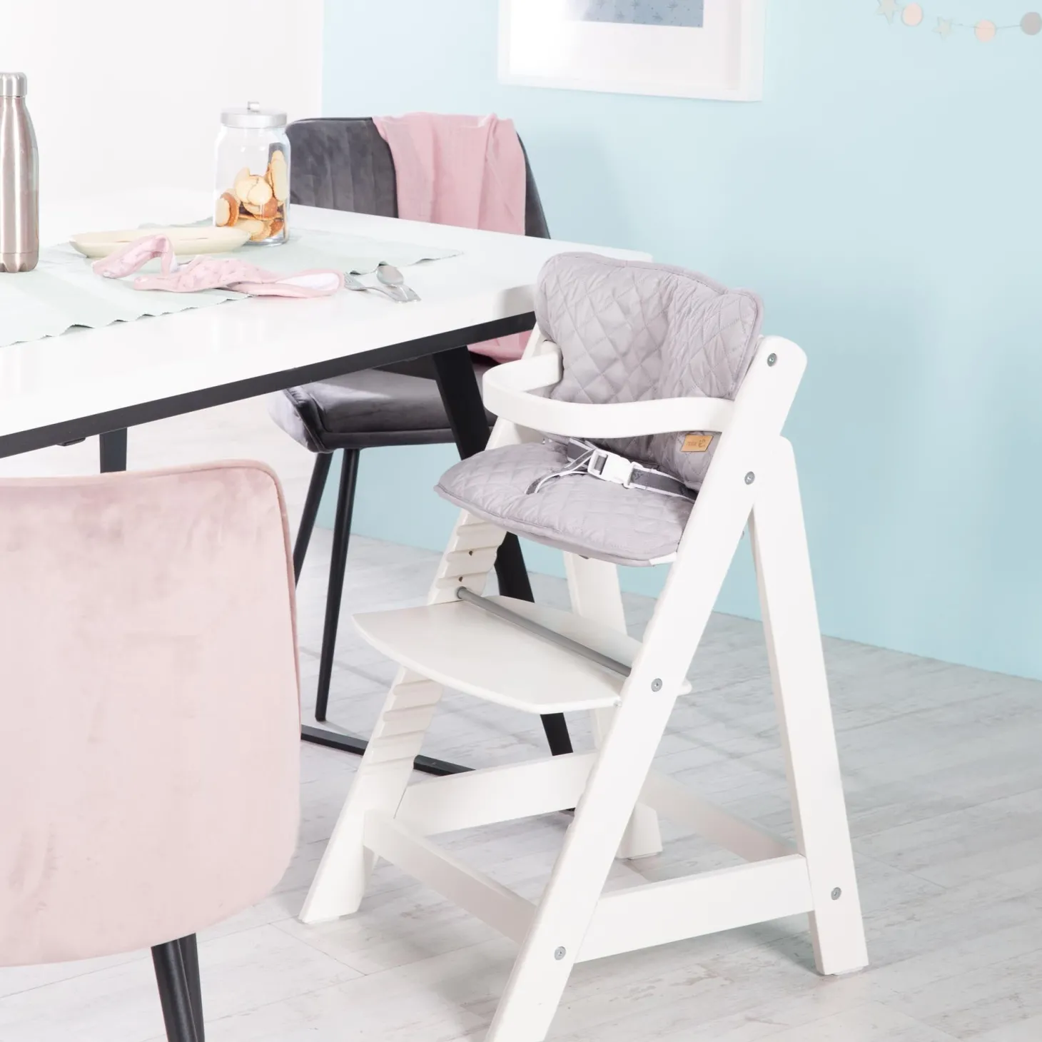 Roba Coussin reducteur 2 pcs Assise Sit Up & Born Up Gris