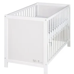 Roba Lit cododo + Commode à langer 2 portes Hambourg Blanc