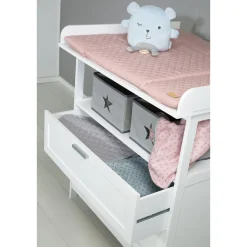 Roba                    Lit cododo  + Commode à langer tiroirs Hambourg    Blanc