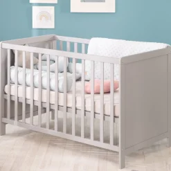 Roba Lit cododo + Commode à langer tiroirs Hambourg Gris
