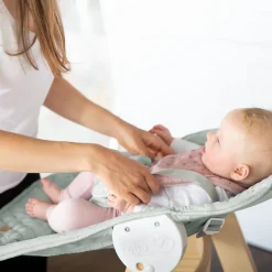 Roba Set Transat + chaise haute évolutive Born Up vert givré