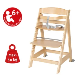 Roba                    Set Transat + chaise haute évolutive Born Up    Bois Naturel