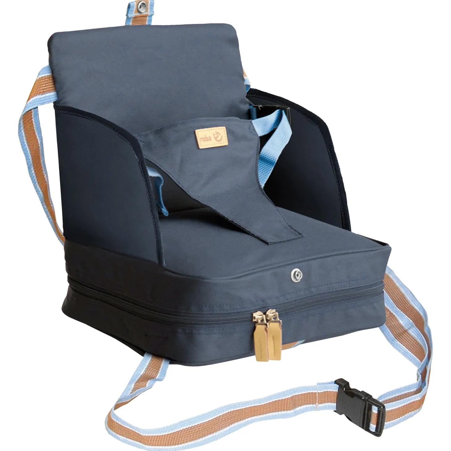 Roba Siège réhausseur Boostergonflable Little Stars Gris Foncé