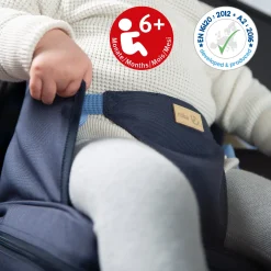 Roba Siège réhausseur Boostergonflable Little Stars Gris Foncé