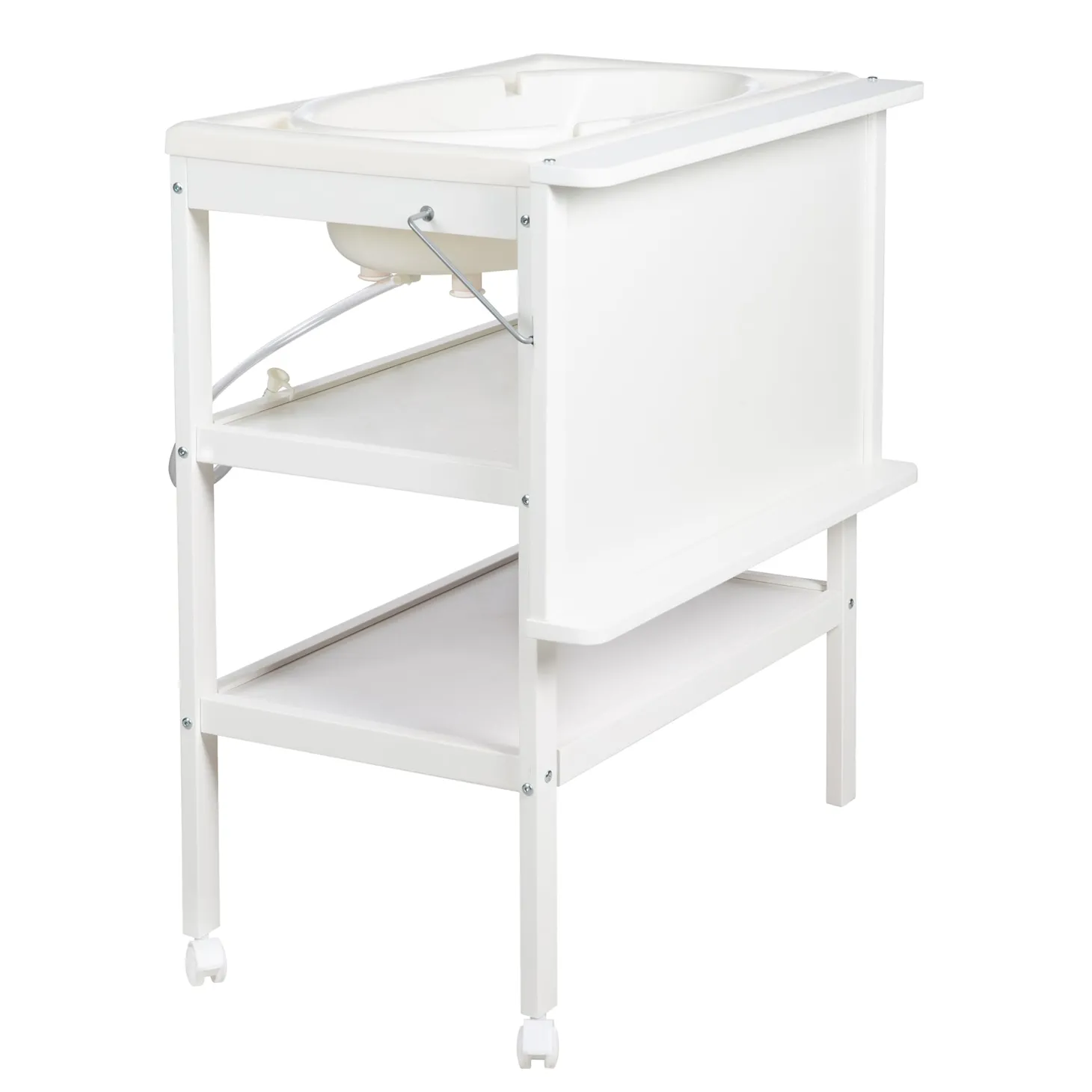 Roba Table à langer Baby Pool rabattable + baignoire Gris